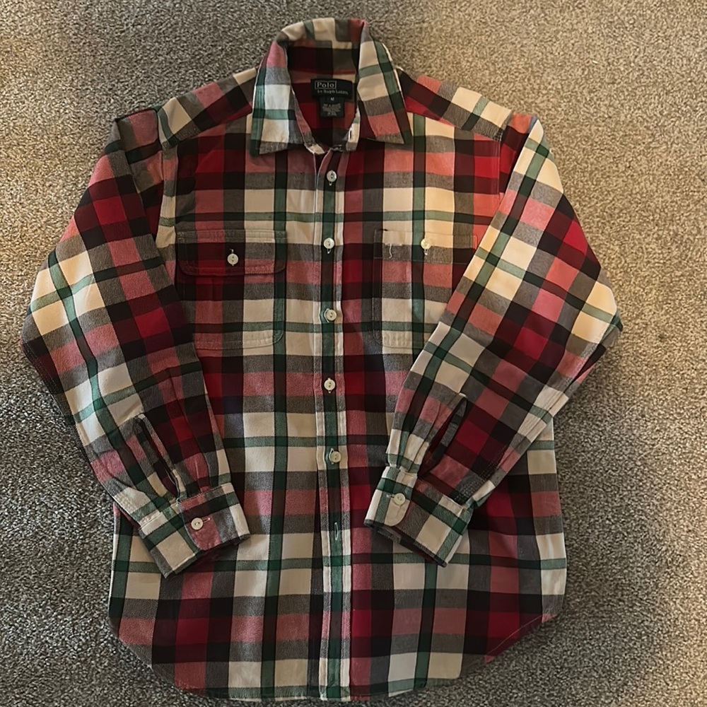 Ralph Lauren Button Down Boys Plaid